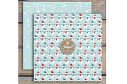 Winter Digital Papers Clipart, a Pattern Graphic by JennyL Designs (Thumbnail 3 of 4)