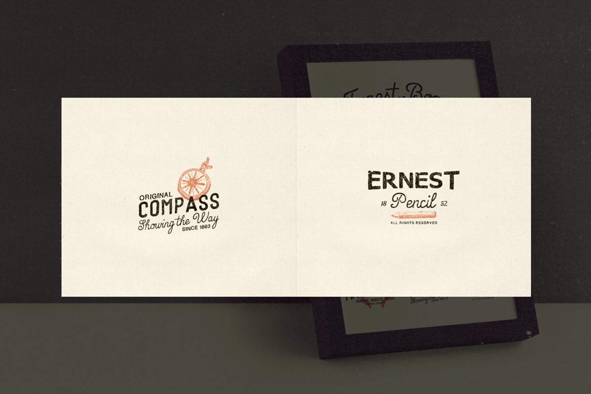Hand Drawn Vintage Logos Volume 3, a Branding & Logo Template by Yusof Mining (Photo 5 of 5)