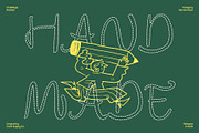 CS Belluga Dashed, a Handwritten Font by Craft Supply Co. (Thumbnail 2 of 8)