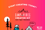 CAMP VIBES - Creator Kit, an Icon by Walking_Designs (Thumbnail 14 of 14)