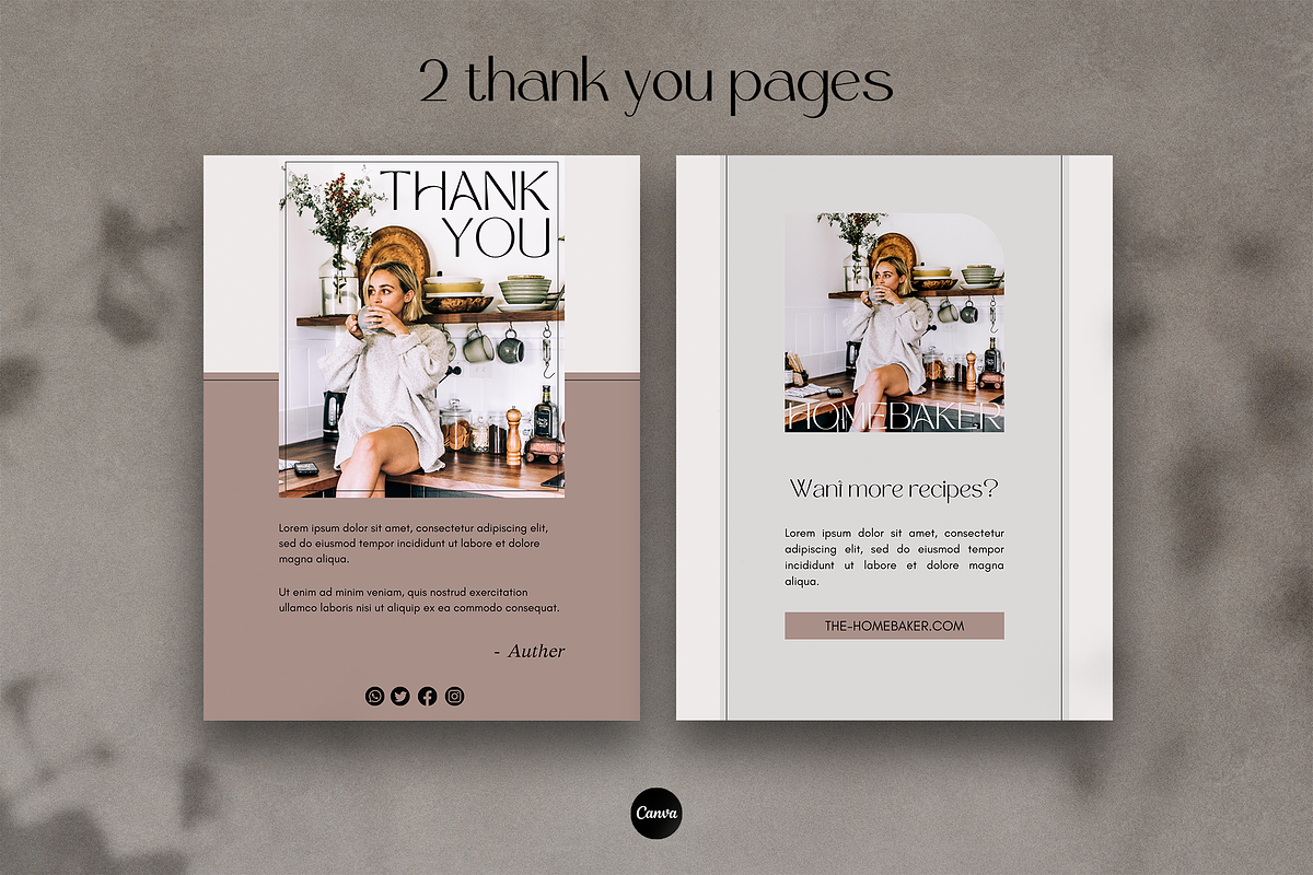 Canva Cookbook Template - Baker, a Magazine Template by Made by Melody (Photo 11 of 14)