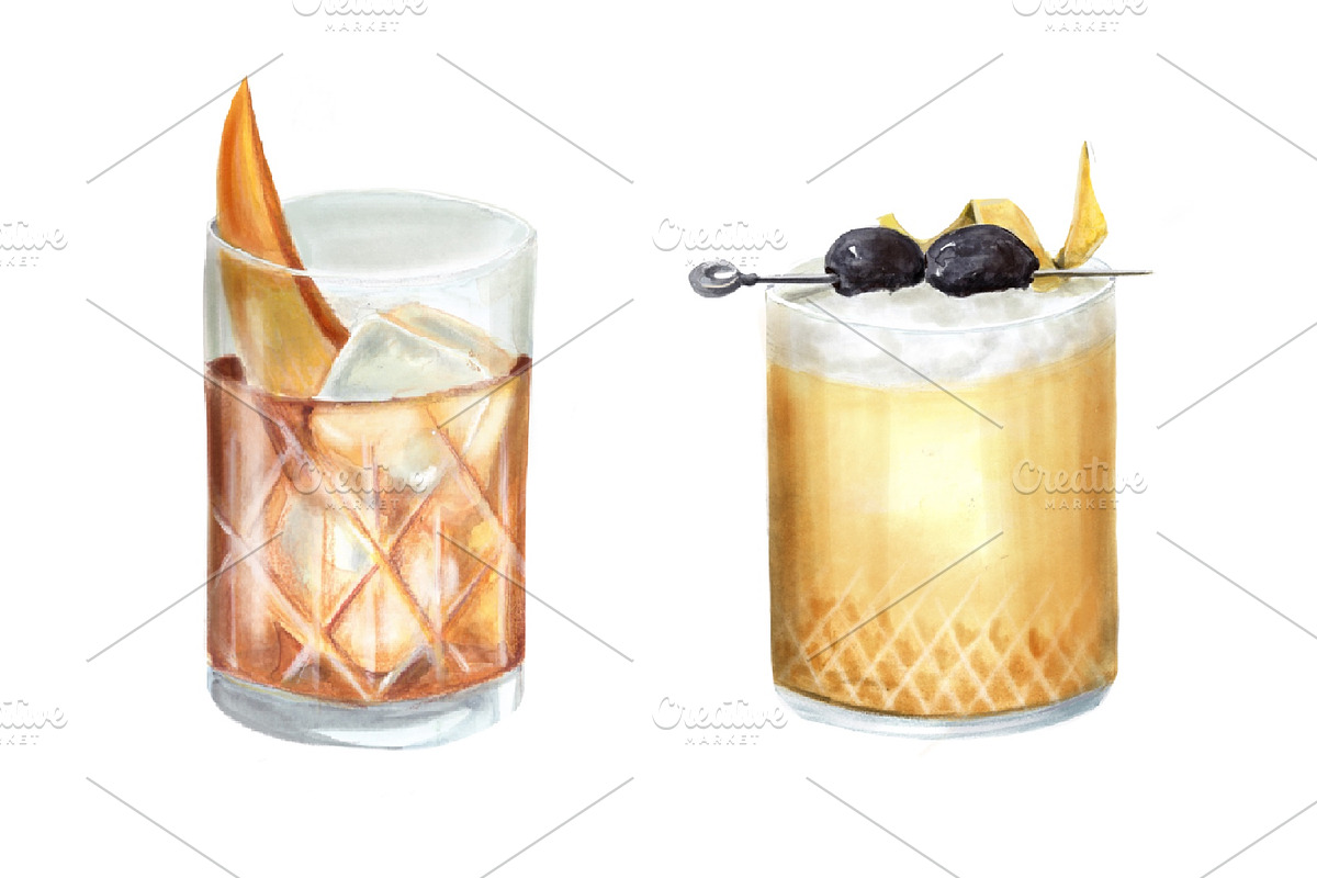 watercolour cocktails, a Graphic by MumAndMe (Photo 2 of 2)