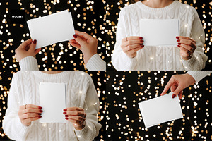 Greeting Card Mockup Bundle V.3