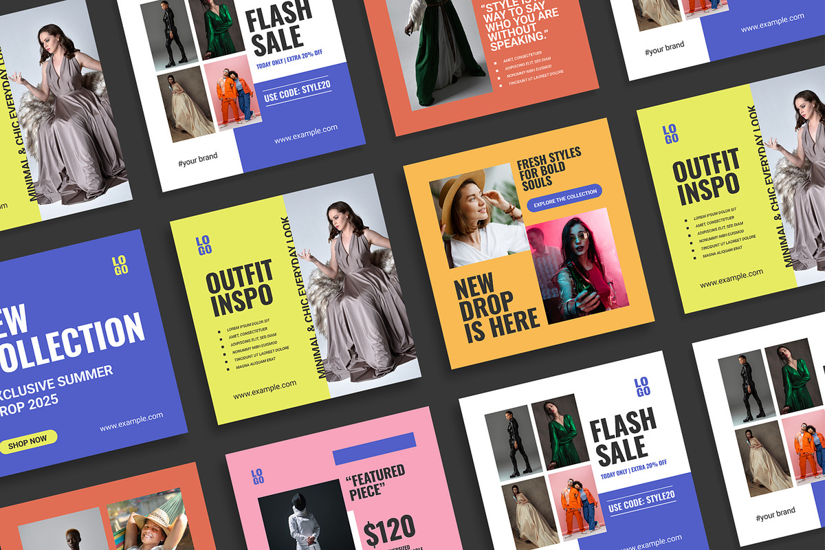 Modern Social Media Post Template preview 2