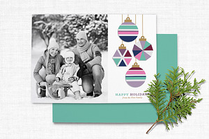 Modern Christmas Card Template