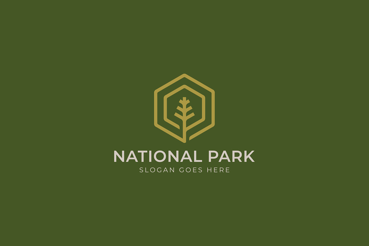 National Park Logo Wood Nature, a Branding & Logo Template by Signatoro (Photo 1 of 3)