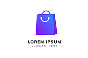 happy shop logo design concept, a Branding & Logo Template by Distrologo (Thumbnail 1 of 2)