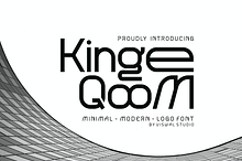 Kinge QooM - Modern Logo Font