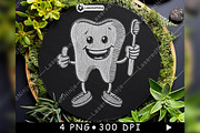 Cartoon Tooth Thumbs Up Oral Bone, a Background Graphic by LaseredNinja (Thumbnail 7 of 7)