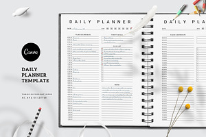 Canva Daily Planner Template