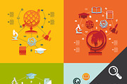 44 EDUCATION FLAT infographics, a Presentation Template by Palau (Thumbnail 5 of 5)