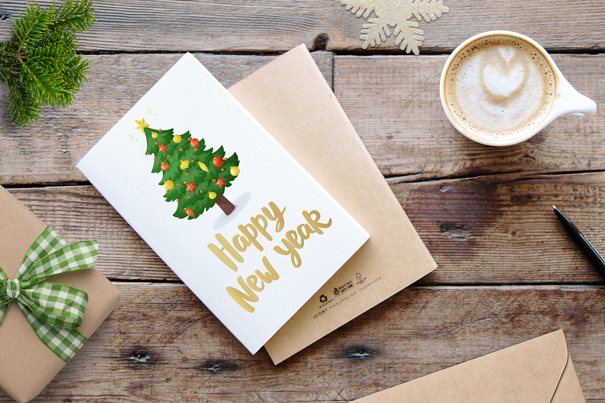 Christmas design collection, a Decorative Illustration by Olga Proz (Photo 2 of 11)