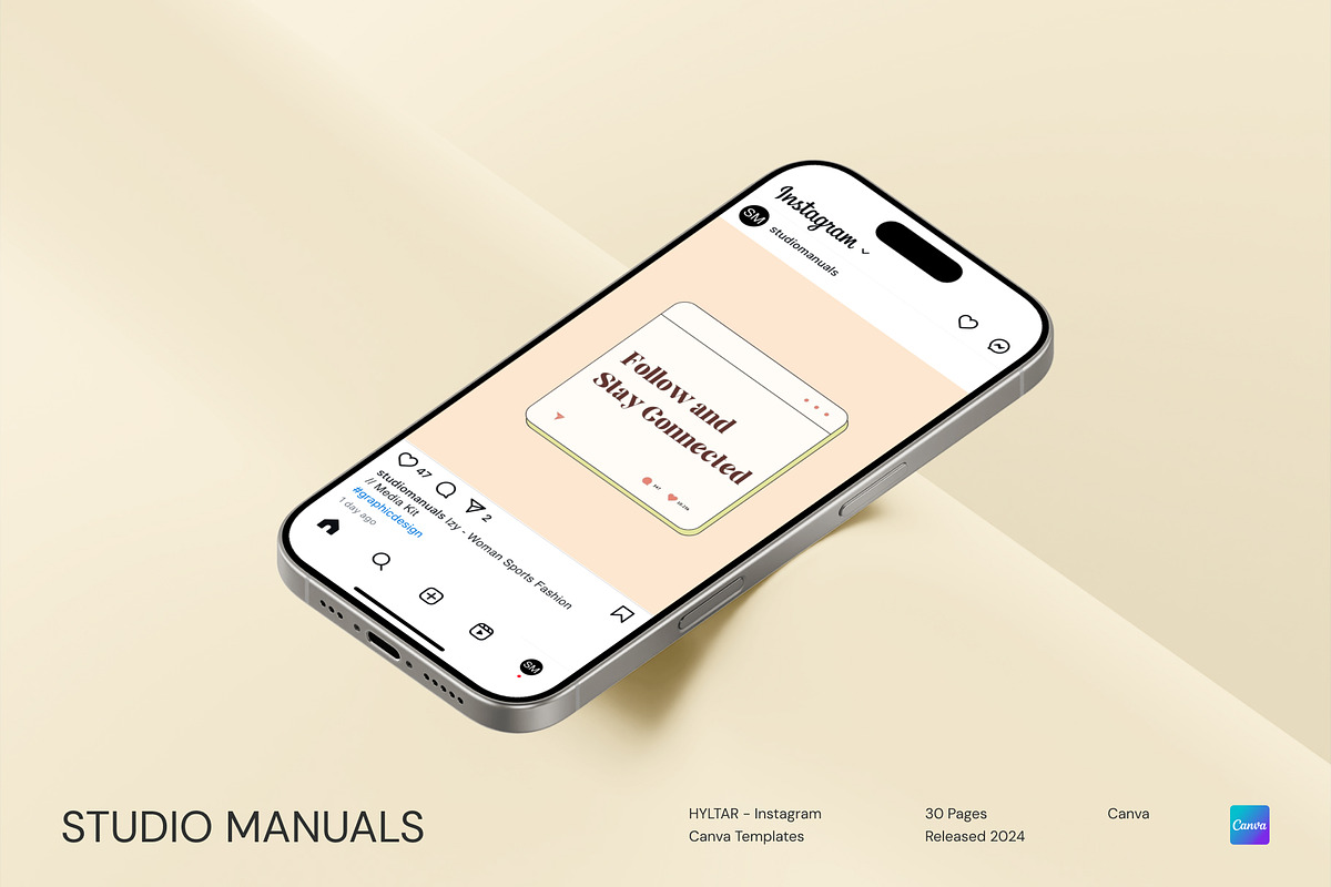HYLTAR - Instagram Canva Templates, a Social Media Template by Studio Manuals (Photo 7 of 8)