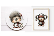 Whimsical Christmas Animal Clipart, an Illustration by Designworld (Thumbnail 3 of 6)