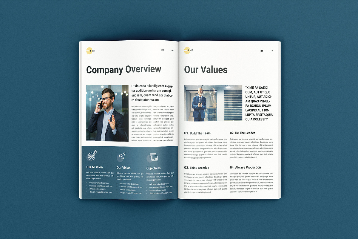 The Employee Handbook Template, a Brochure Template by ArtisanaAura (Photo 4 of 14)