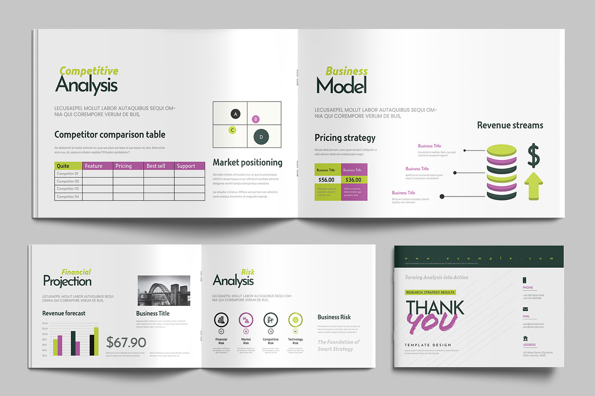 Clean White Paper Design Template, a Brochure Template by MightyDesign (Photo 5 of 8)