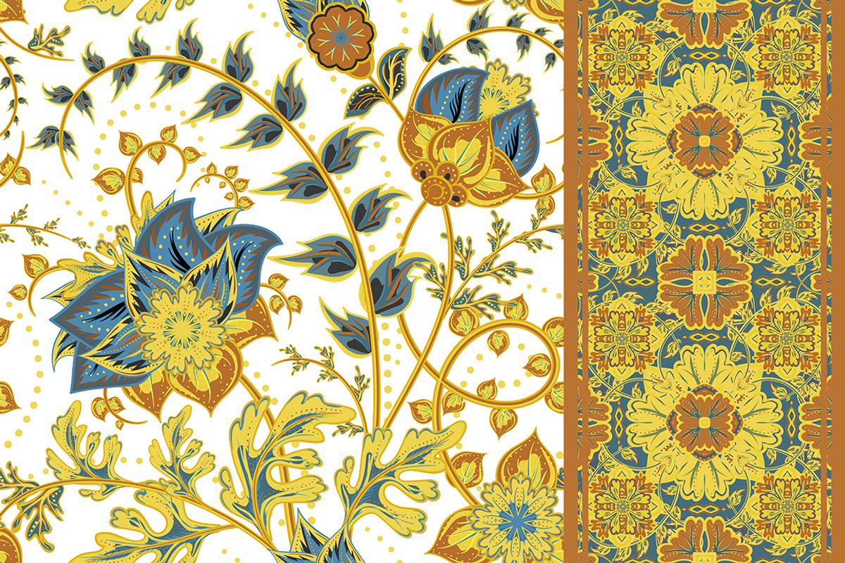 Set of seamless floral pattern, a Pattern Graphic by leezarius