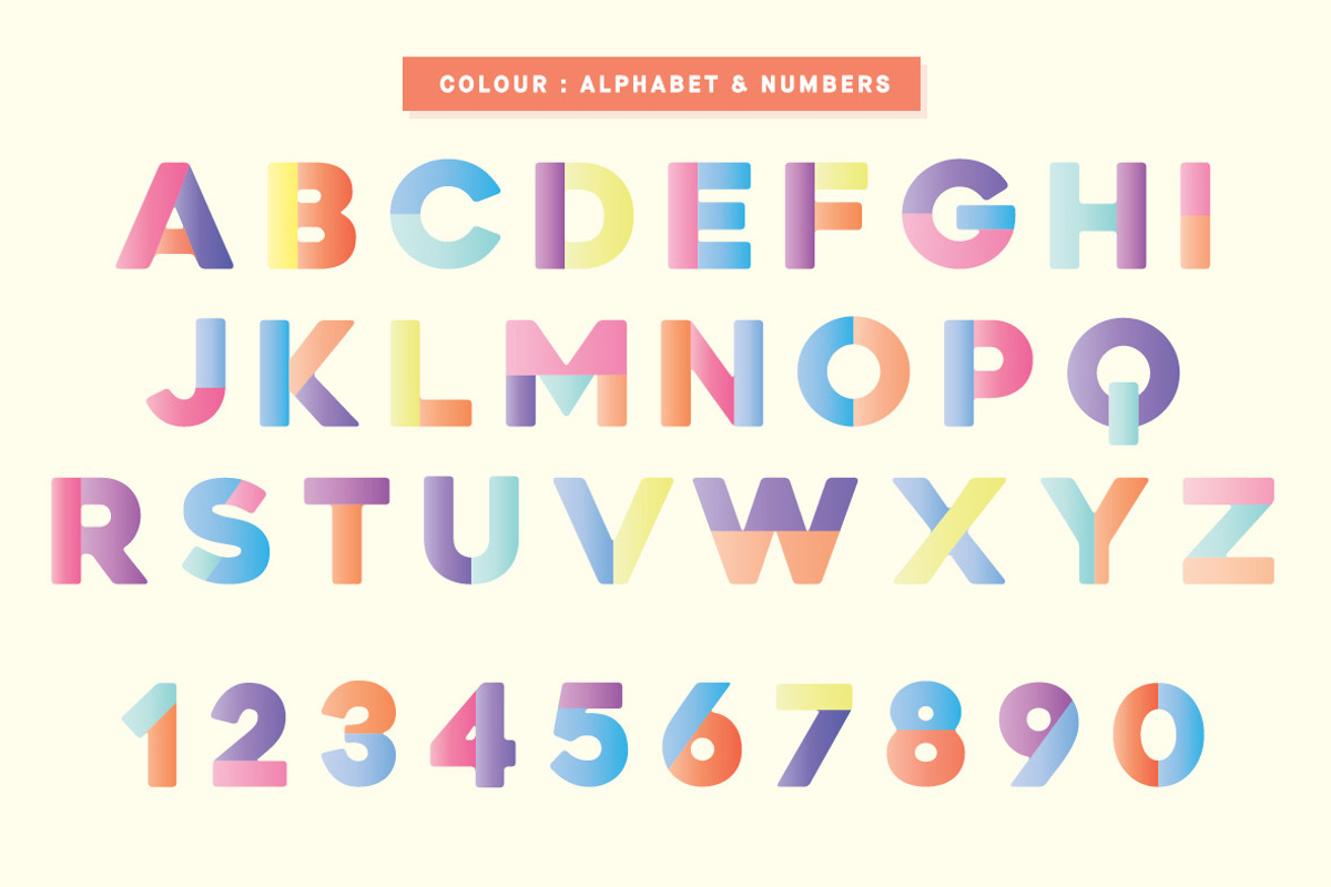 Newport Tracks - Colour Font preview 3