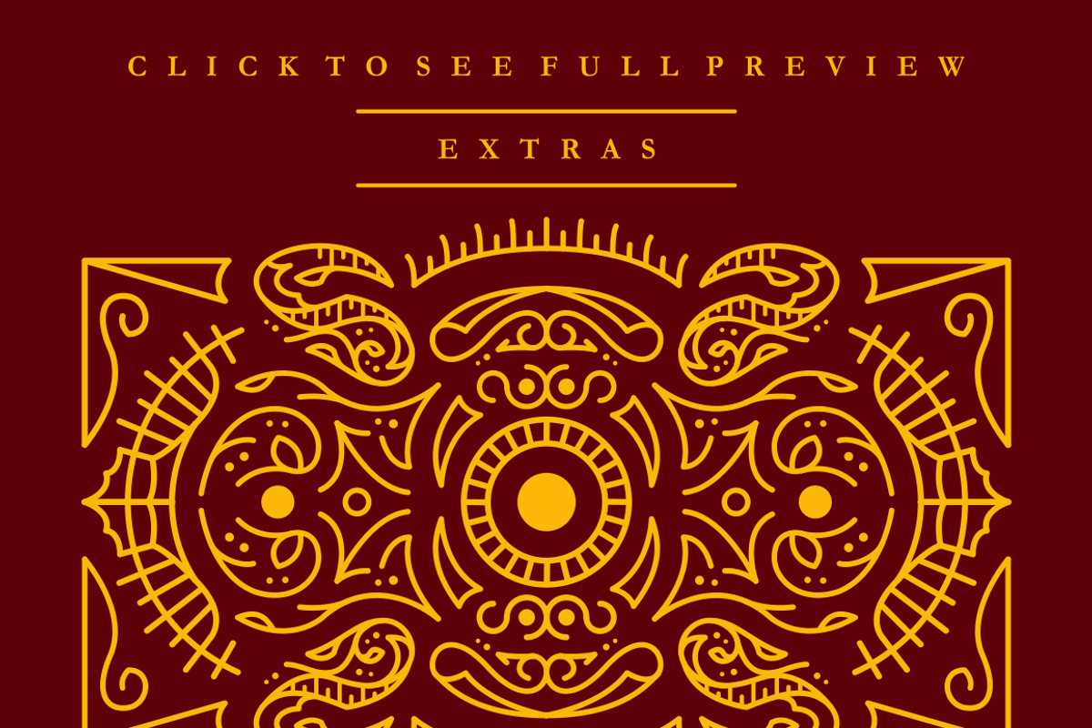 Barakah Layered Typeface + Extras, a Font by Bombastype (Photo 10 of 11)