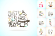 Happy New Year & Christmas sketches, an Illustration by kostolom3ooo (Thumbnail 2 of 4)