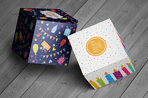 Square Box / Package Mock-Up 2