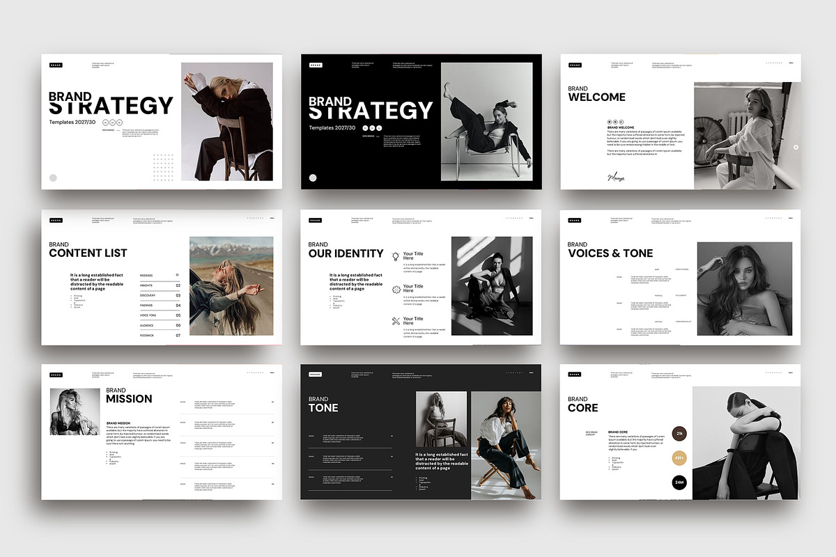 Brand Strategy Presentation Template, a Presentation Template by Alvi-Studio (Photo 2 of 7)