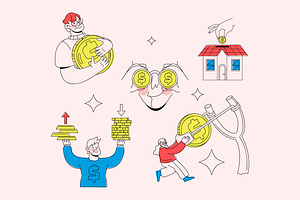 Investment Activity Illustration, an Object Illustration by graphicook