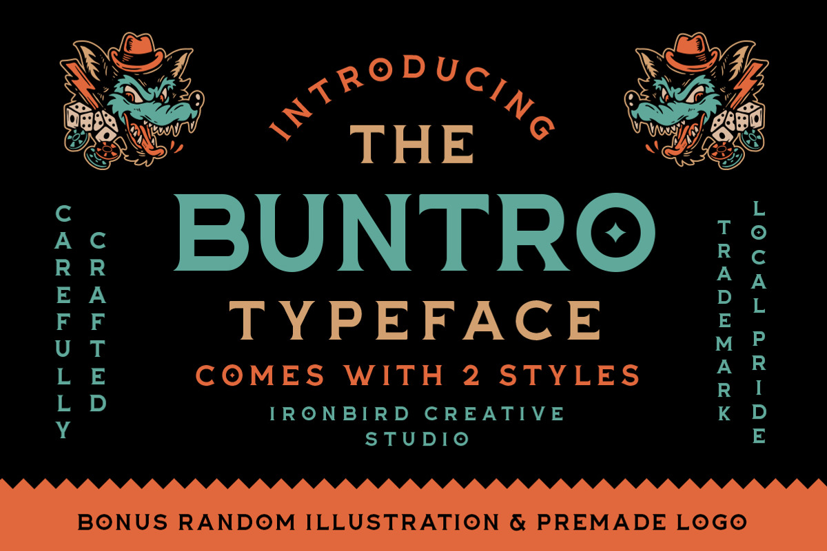 The Buntro Typeface (+EXTRA)