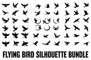 Flying Bird Silhouette Bundle, an Illustration by hafijul (Thumbnail 1 of 10)