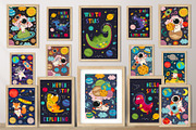 Kids Space Vector Clipart Bundle, a Decorative Illustration by NataKa (Thumbnail 3 of 10)