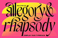 TAN - ALLEGORY, DUO FONT