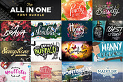 The All In One Font Bundle, a Script Font by Layerform Design Co. (Thumbnail 3 of 3)