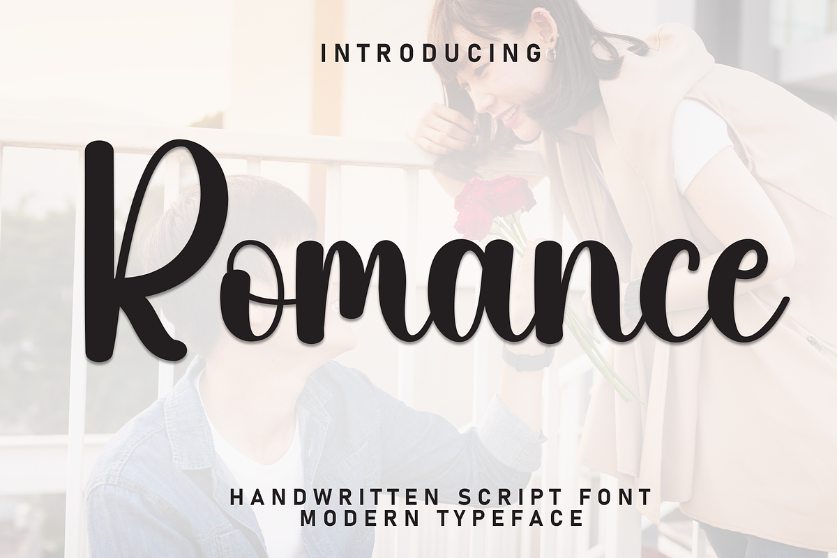 Romance | Script Font, a Handwritten Font by Scratchones (Photo 1 of 8)