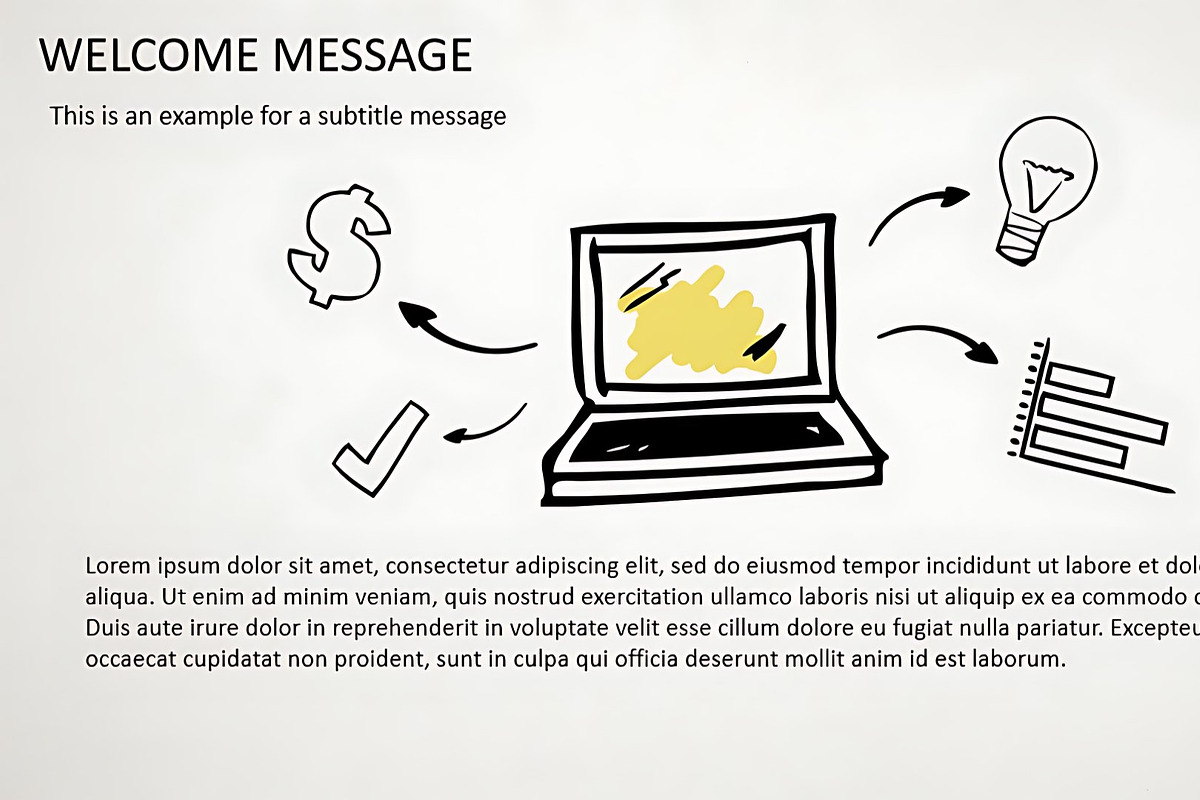 Doodle Powerpoint Presentation, a Presentation Template by Digital Planner Vault (Photo 8 of 10)
