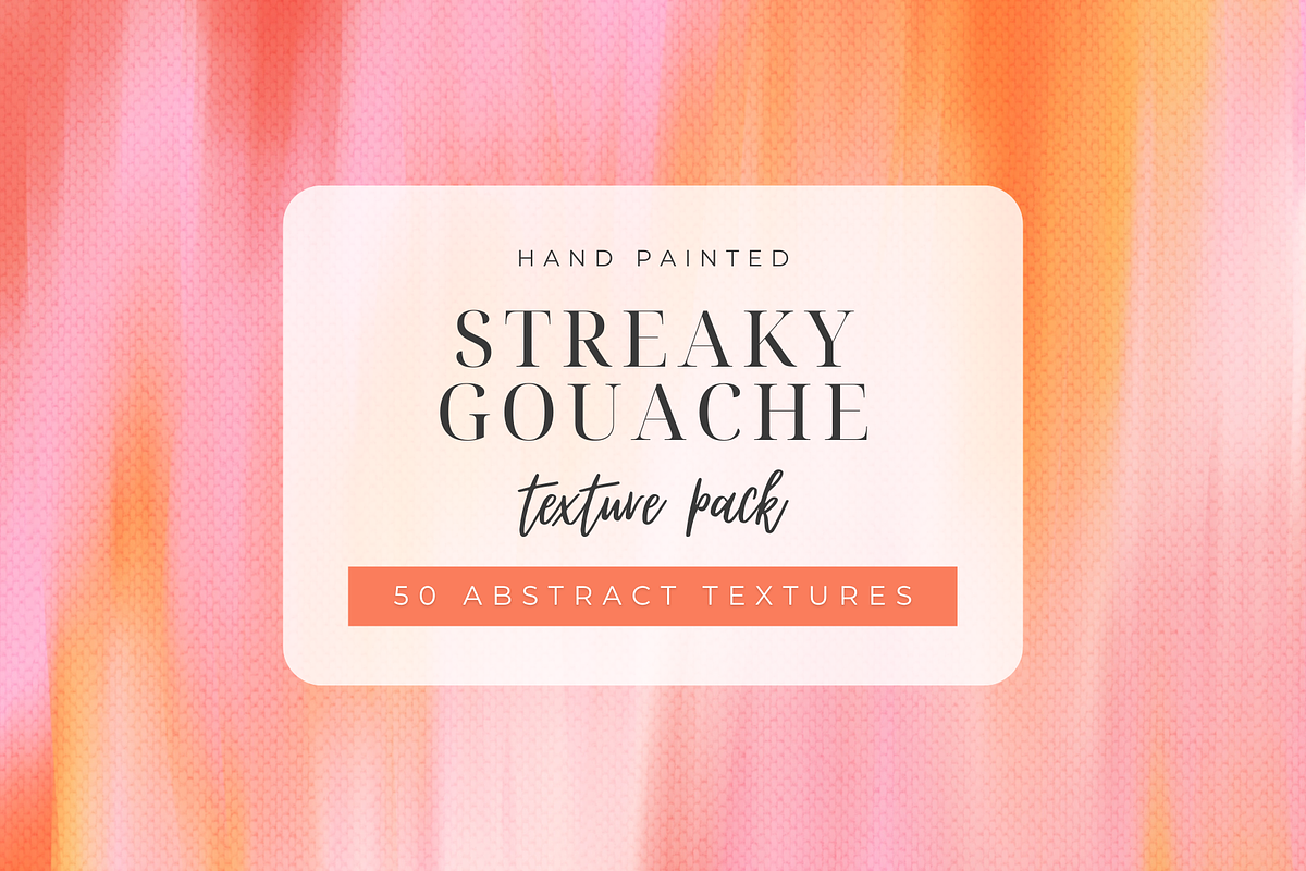 Streaky Gouache Texture Pack, a Texture Graphic by Printable Pretty Studio (Photo 1 of 11)