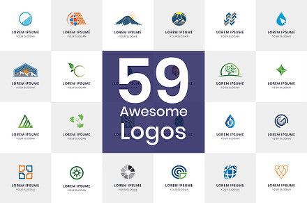 59 unique and awesome logos