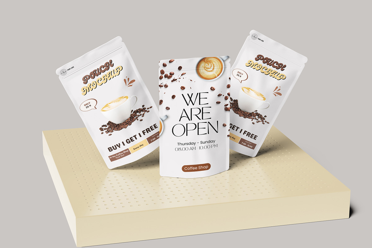 Pouch Mockup, a Packaging Mockup by NyakBiett (Photo 10 of 11)