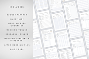 Digital Wedding Planner Canva PDF, a Stationery Template by BRANDcontent (Thumbnail 3 of 6)