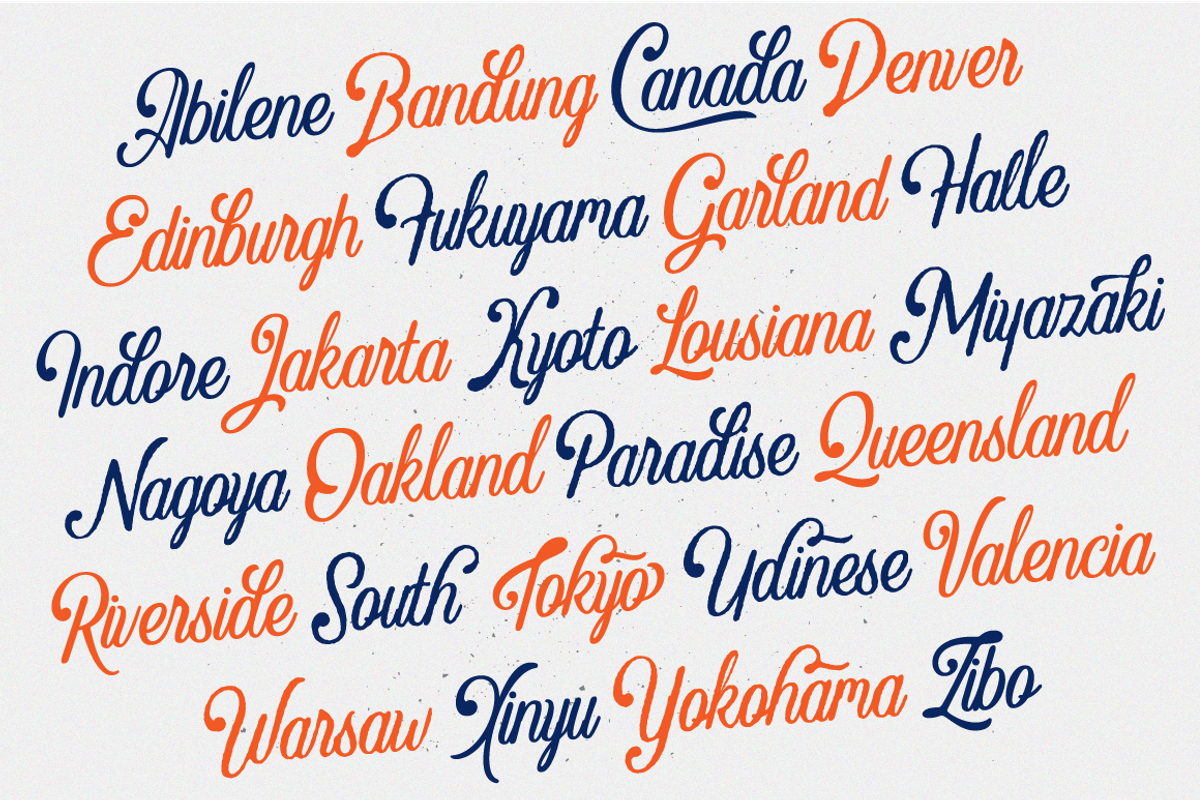 Crawley Vintage Script Font preview 4