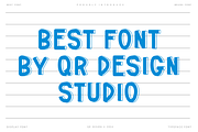 School Holidaye - Playful Font, a Sans Serif Font by QR Design Studio (Thumbnail 3 of 6)