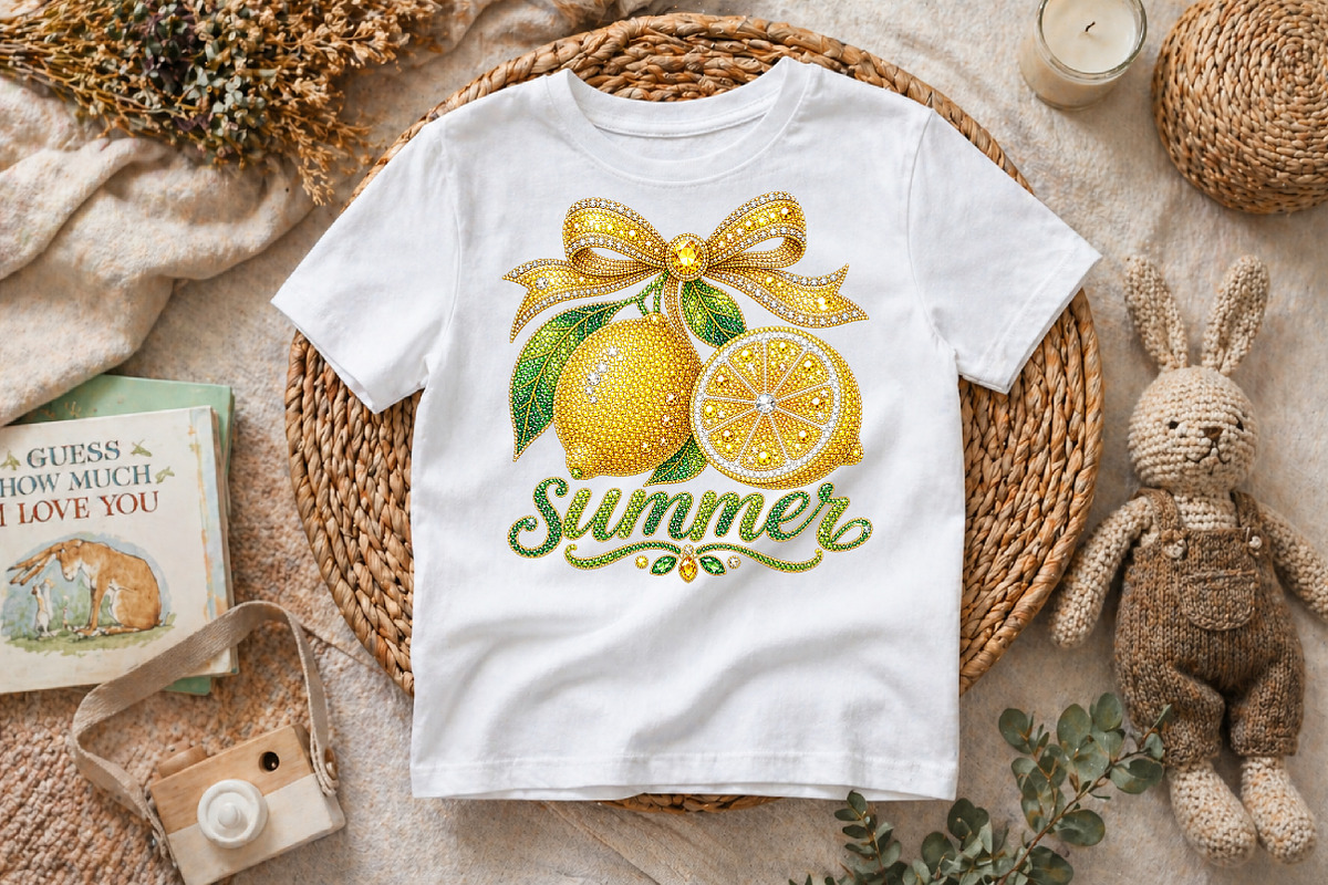 Lemon Rhinestone PNG, a Food Illustration by Pixels.Craft (Photo 7 of 8)