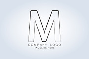 M Letter Company Logo Template, a Branding & Logo Template by arslantanoli (Thumbnail 1 of 4)
