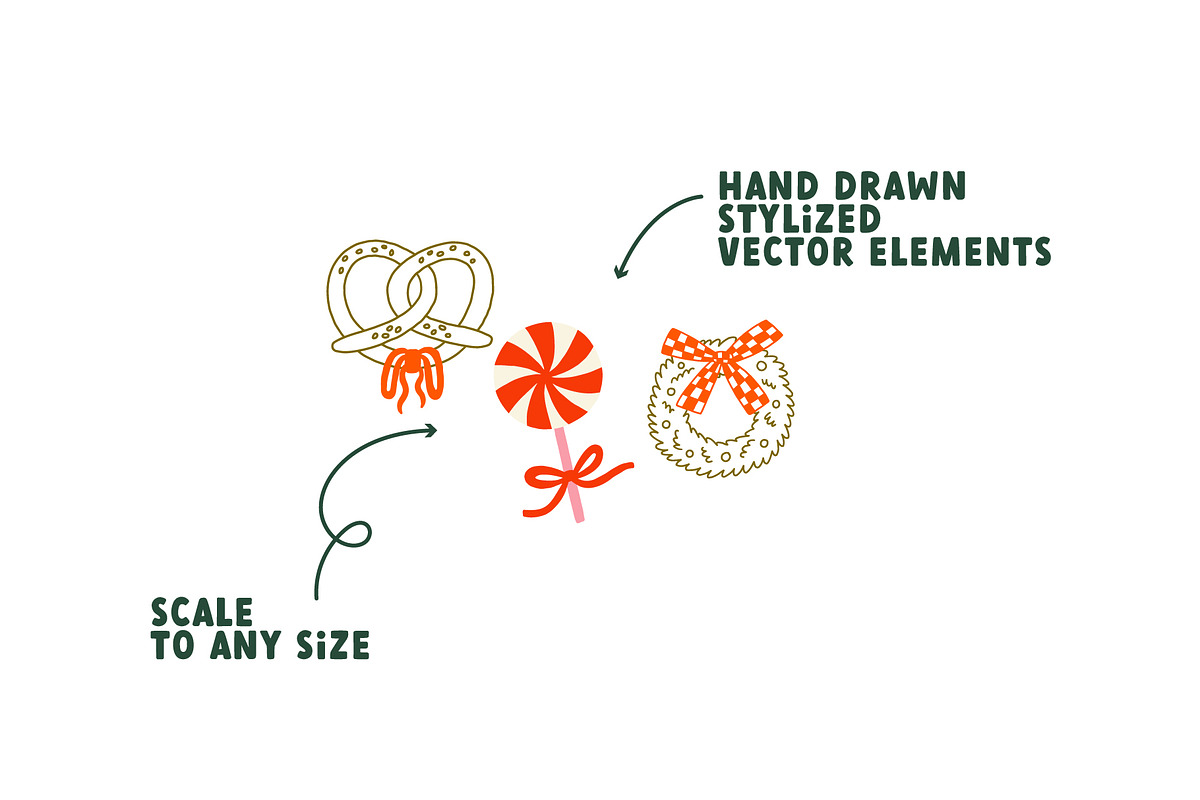 Christmas Advent Calendar Elements, an Object Graphic by AnkaDrozd (Photo 2 of 7)