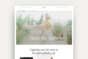 Haven Photography WordPress Theme