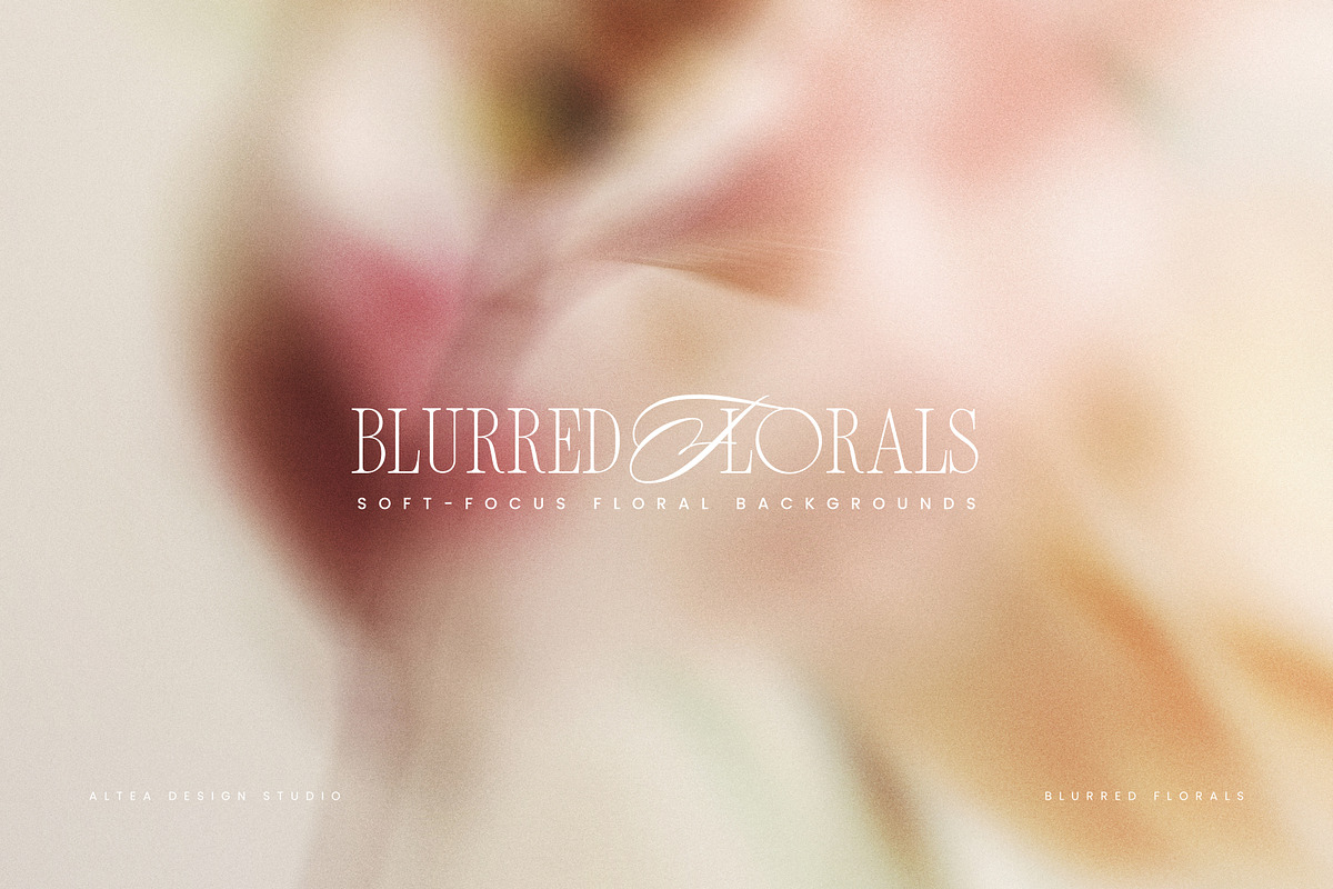 Blurry Floral Backgrounds, a Background Graphic by Altea Design Studio (Photo 5 of 14)