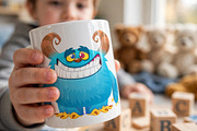 Popcorn Prowlers - 6 Cute Monsters, a Decorative Illustration by D R A W K M A N (Thumbnail 5 of 6)