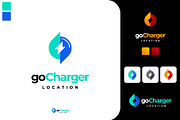 Set of Charging station logo designs, a Branding & Logo Template by Lucky Creative (Thumbnail 2 of 5)