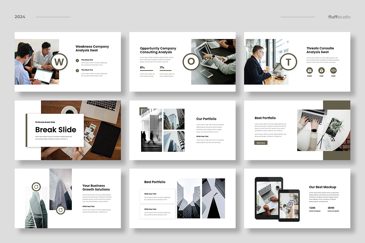 Company Profile Keynote Template, a Presentation Template by fluffstudio (Photo 4 of 6)