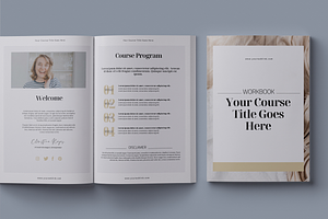 ECourse Workbook Canva Template