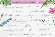 Calligraphy Wedding Invitation Suit, an Invitation Template by Spencerian Sisters (Thumbnail 4 of 6)